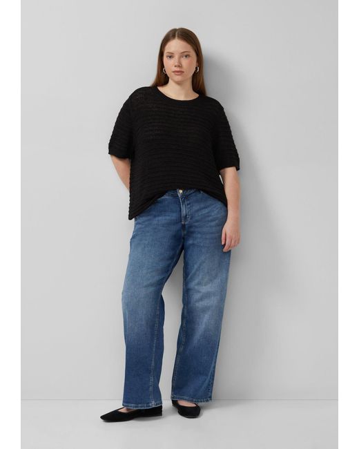 QS Black Strickpullover