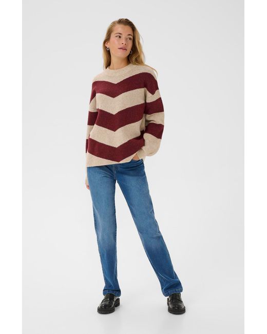 Kaffe Brown Pullover Kaverana