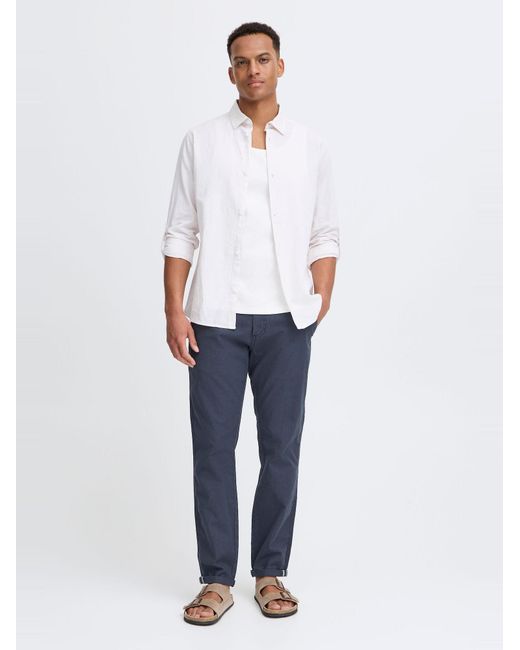 Solid Leinenhose Sdloran in Blue für Herren