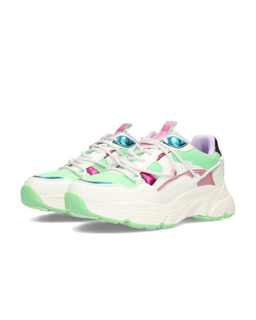 Posh By Poelman Blue Sneaker 'Madee'