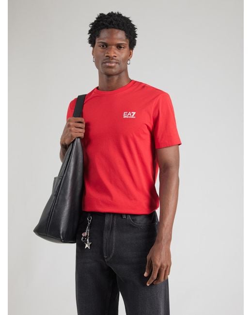 EA7 T-Shirt in Red für Herren