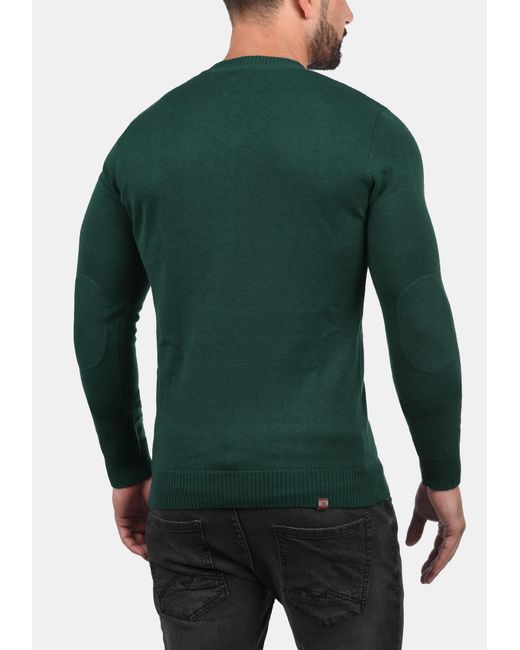 Blend Strickpullover 'lasse' in Green für Herren