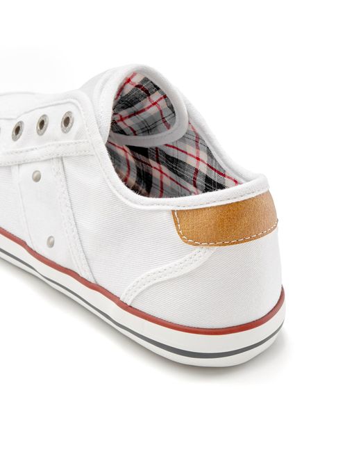 H.i.s. Slip On in White für Herren