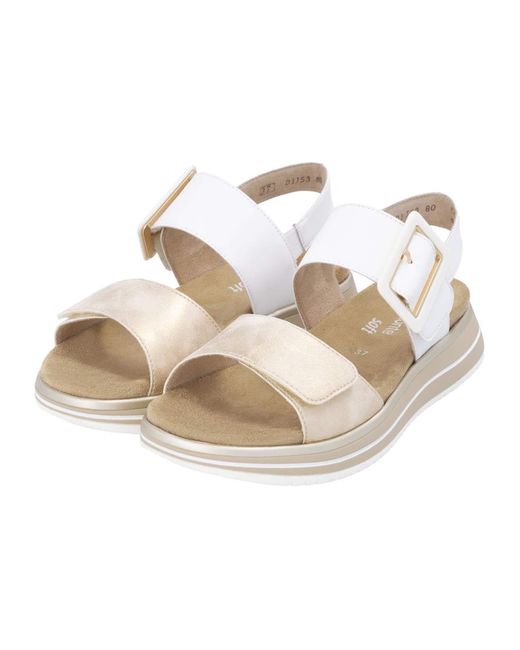 Remonte White Sandale Basic