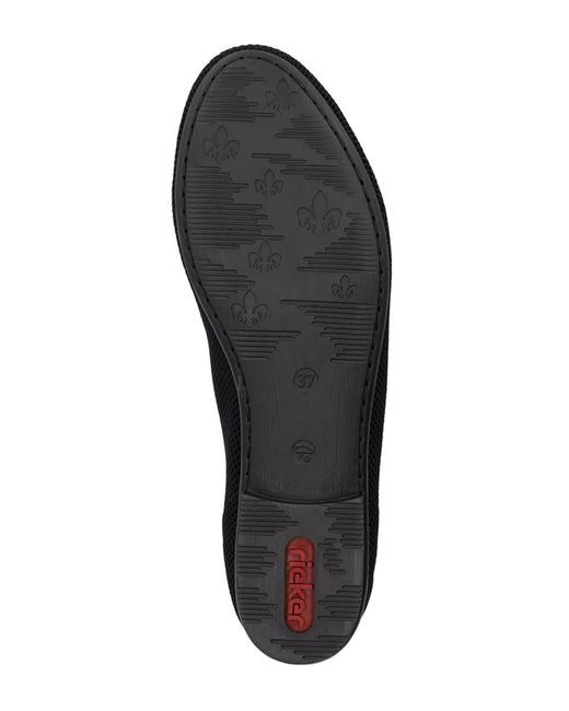 Rieker Black Slipper