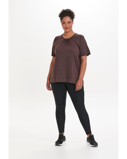 Q by Endurance Purple Funktionsshirt 'Bree'