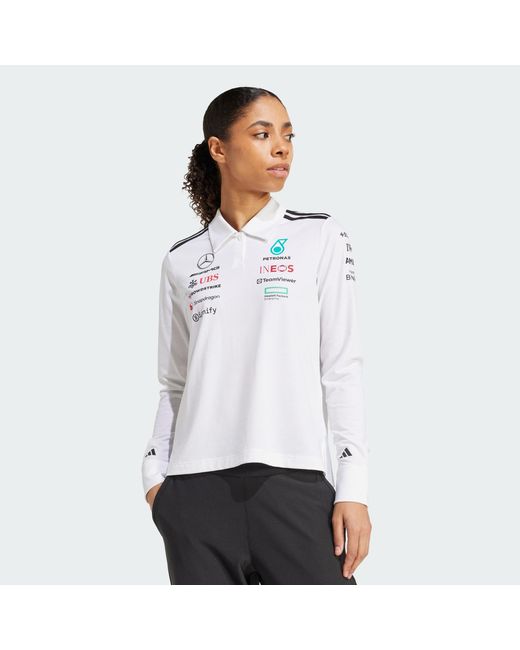 Adidas Originals White Funktionsshirt Mercedes
