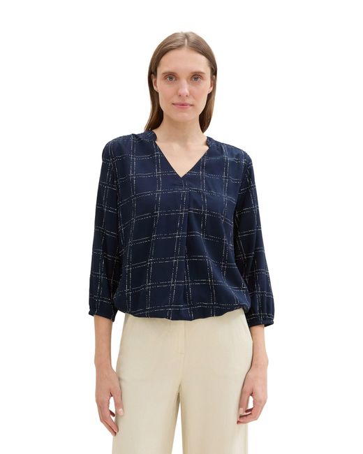 Tom Tailor Blue Bluse