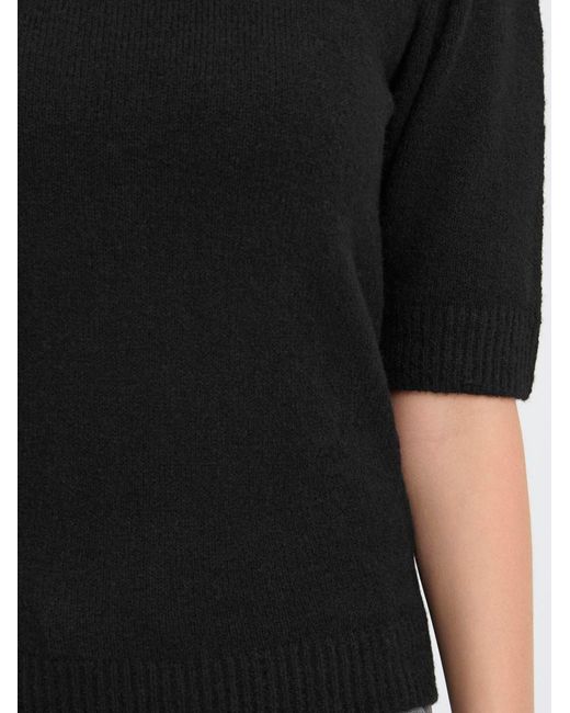 Oxmo Black Strickpullover Oxisif