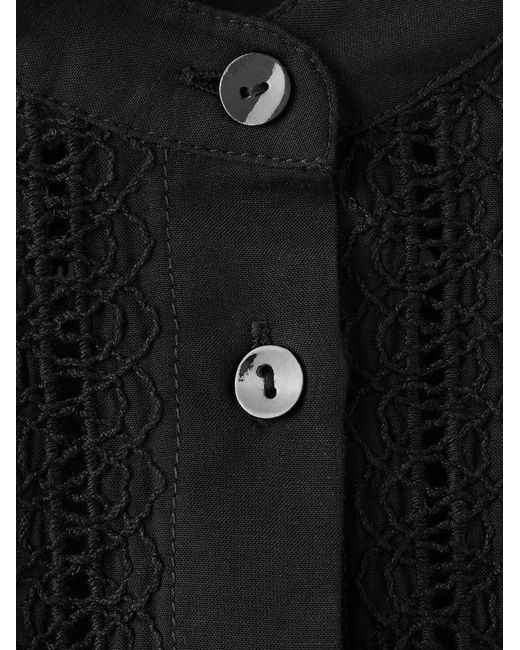 Mango Black Bluse