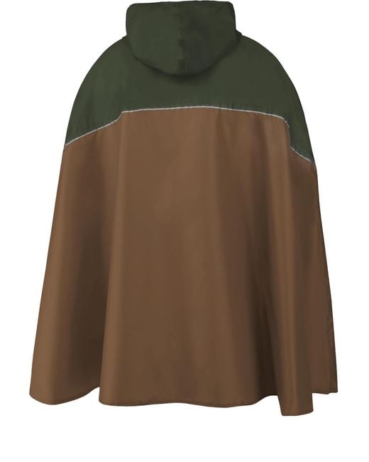 normani Regenponcho Cherrapunji in Brown für Herren
