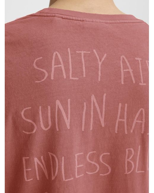 Solid Rundhalsshirt Sdpavlo in Pink für Herren
