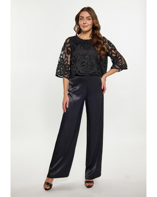 faina Black Bluse