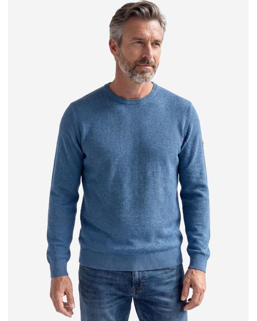 Redmond Pullover Basic in Blue für Herren