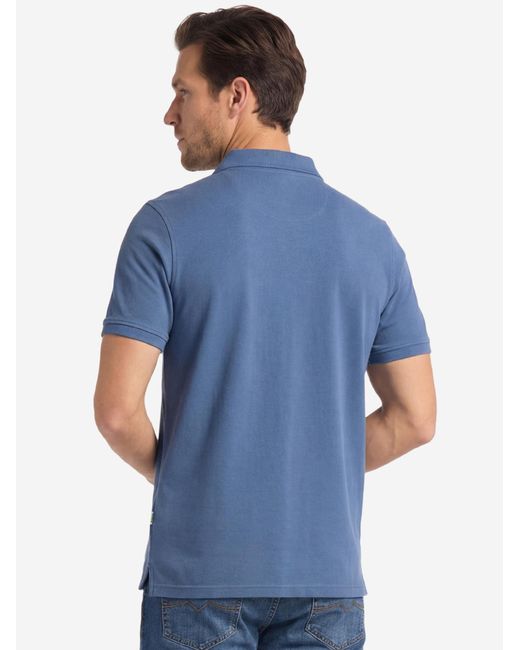Redmond Shirt Basic in Blue für Herren