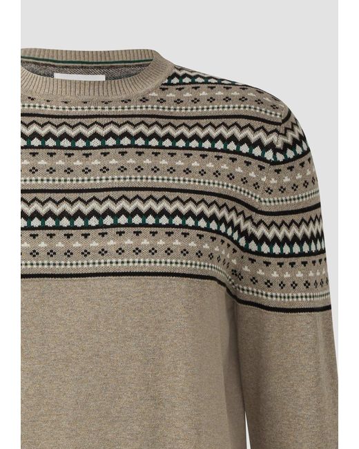 S.oliver Pullover in Gray für Herren