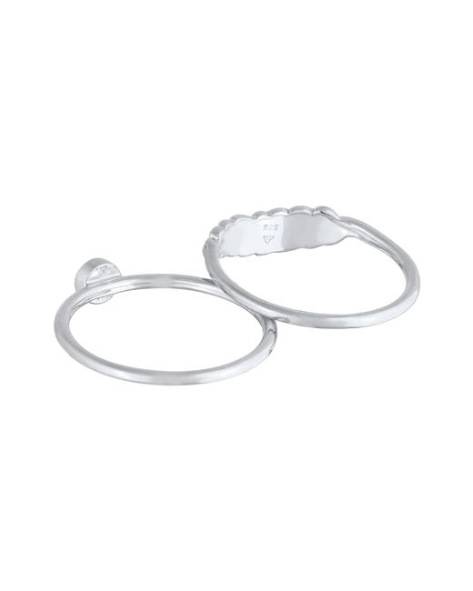 Elli Jewelry Multicolor Ring Feder