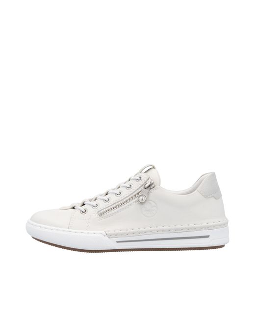 Rieker White Low-Top Sneaker L7250