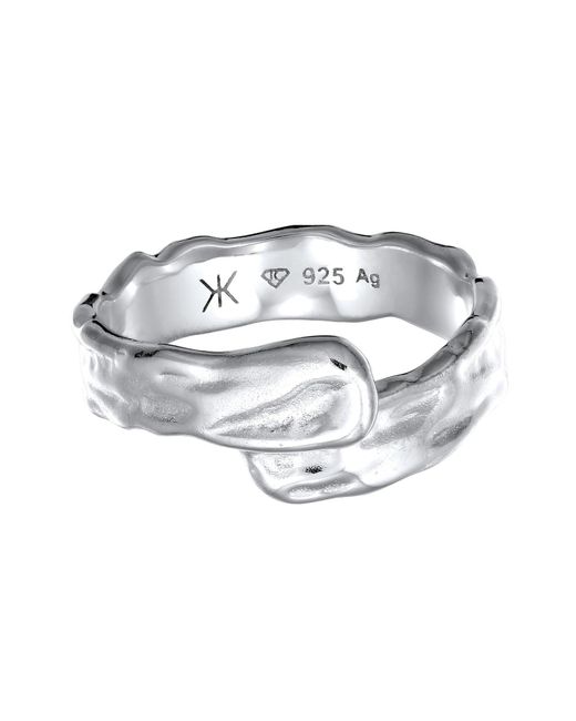 Kuzzoi Ring in White für Herren