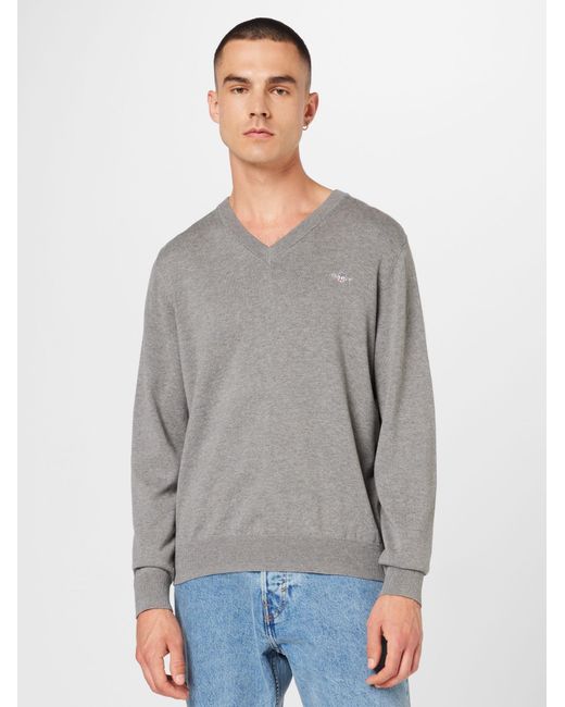 Gant Pullover Classic in Gray für Herren