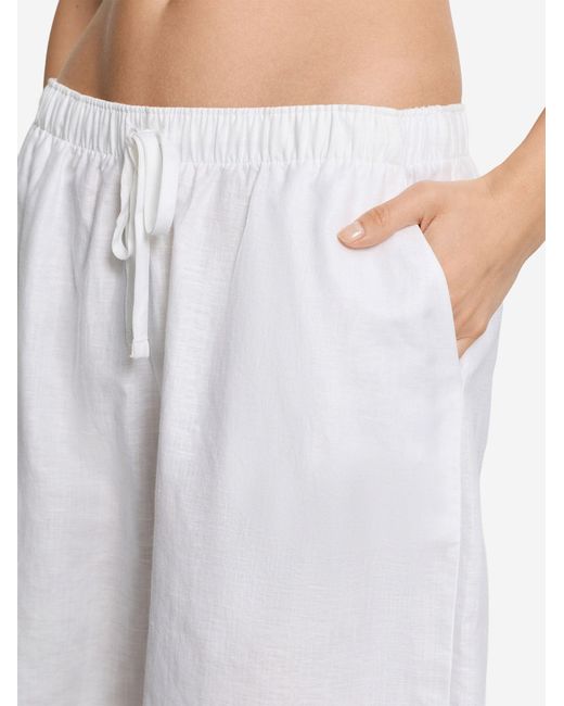 Hanro White Pyjamashorts Essentials