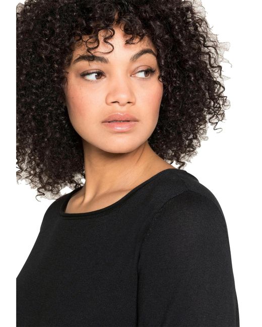 Sheego Black Pullover