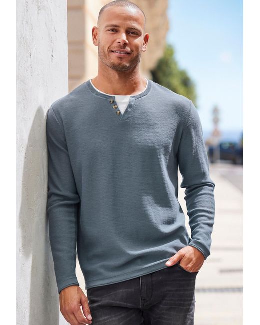 H.i.s. Pullover in Blue für Herren