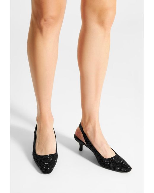 Woden Black Pumps Maxine