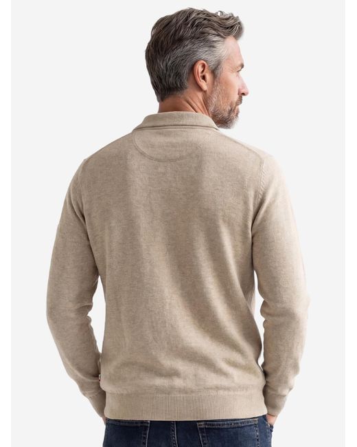Redmond Strickjacke Basic in Blue für Herren
