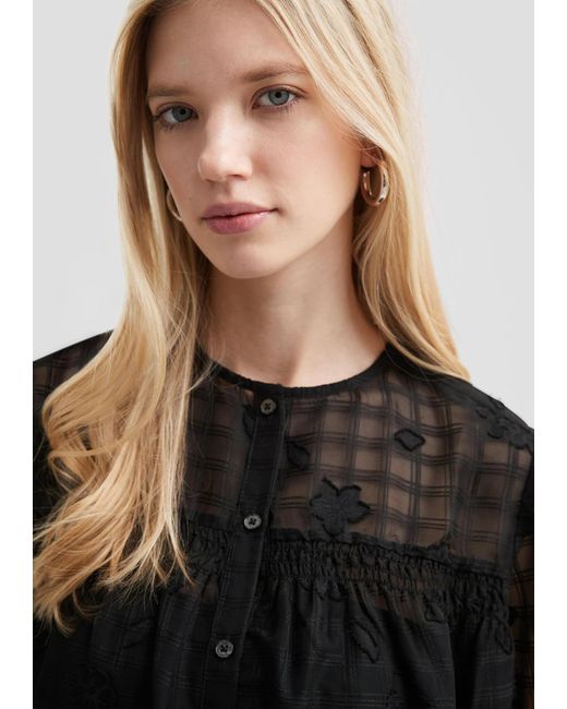 QS Black Bluse