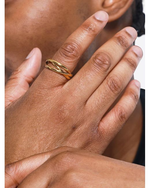 Heideman Ring Loris in Yellow für Herren