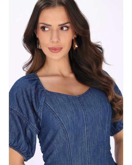 faina Blue Bluse