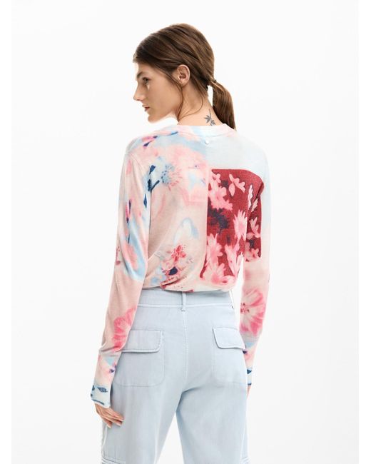 Desigual White Pullover
