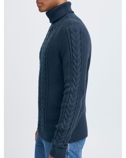 Blend Rollkragenpullover Bhbasim in Blue für Herren