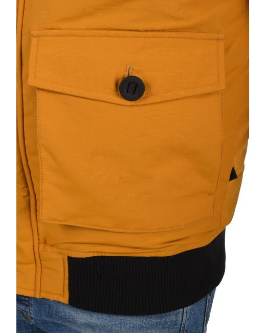 Solid Winterjacke 'frio' in Orange für Herren