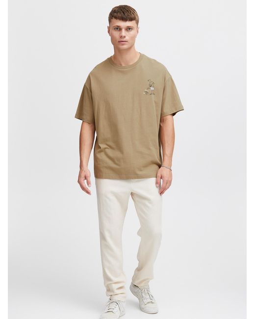 Solid T-Shirt Imre in Natural für Herren