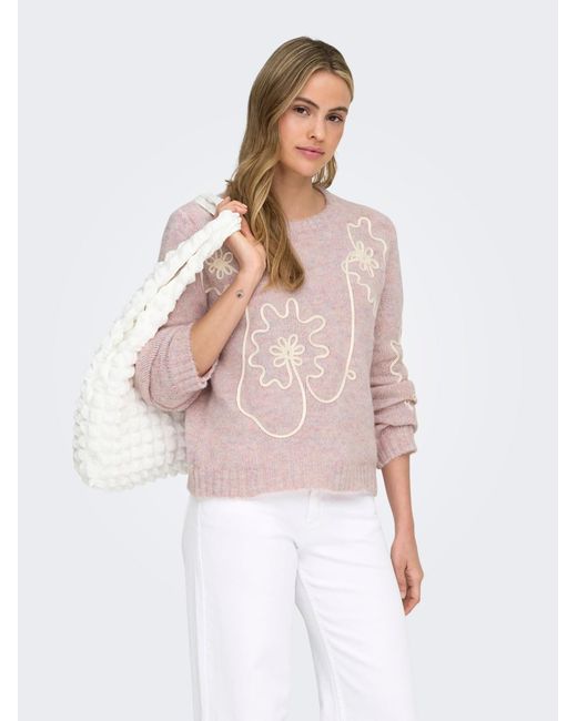 ONLY Pink Pullover Onlalta