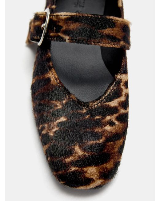 Pull&Bear Brown Riemchenballerina