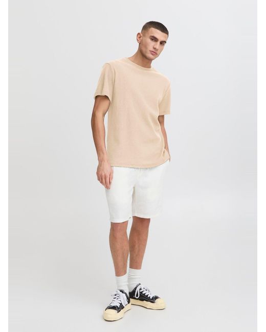 Solid Rundhalsshirt Sdpaul in White für Herren