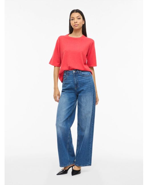 Vila Red Pullover Vimalu
