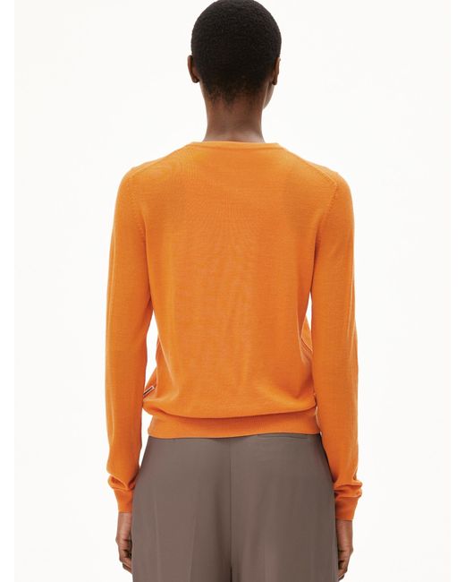 ARMEDANGELS Orange Strickjacke Ophaliaa Merino