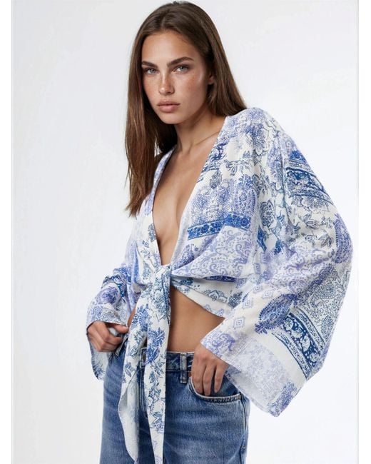 Busem Blue Bluse