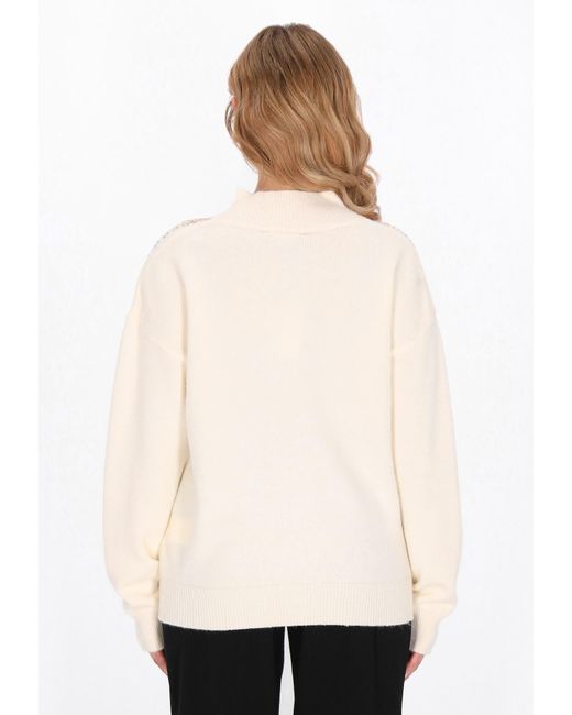 faina White Pullover