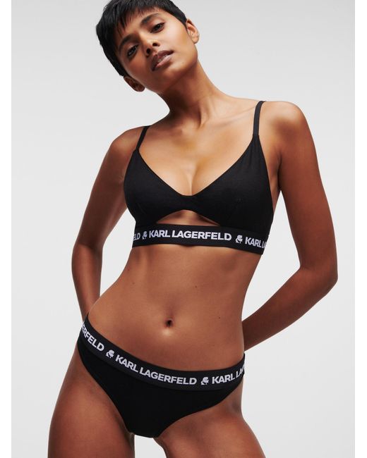 Karl Lagerfeld Black String
