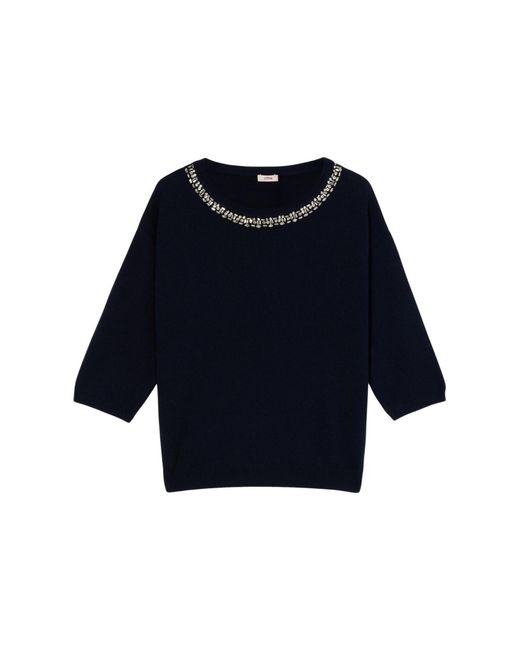Oltre Blue Pullover