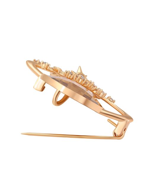 faina Metallic Brosche