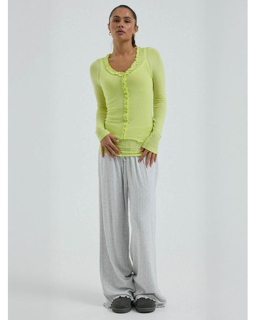 Seamless Basic Green Shirt