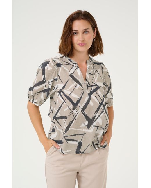 Kaffe Gray Bluse 'Manilla'