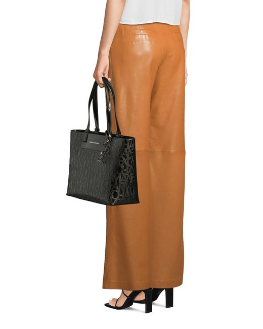 ARMANI EXCHANGE Black Shopper Liz