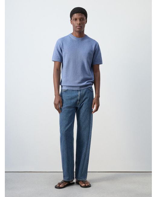 Mango Pullover Andrew in Blue für Herren